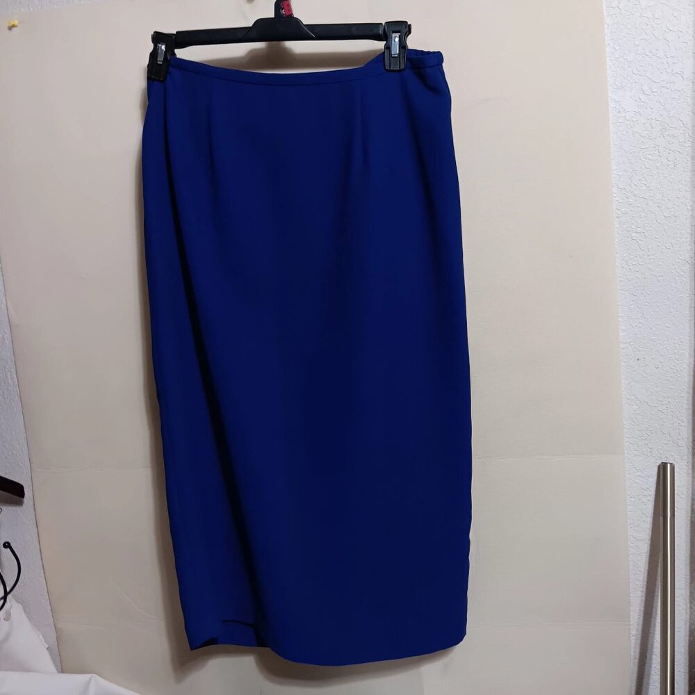 Plaza South Petite Periwinkle Pencil Skirt